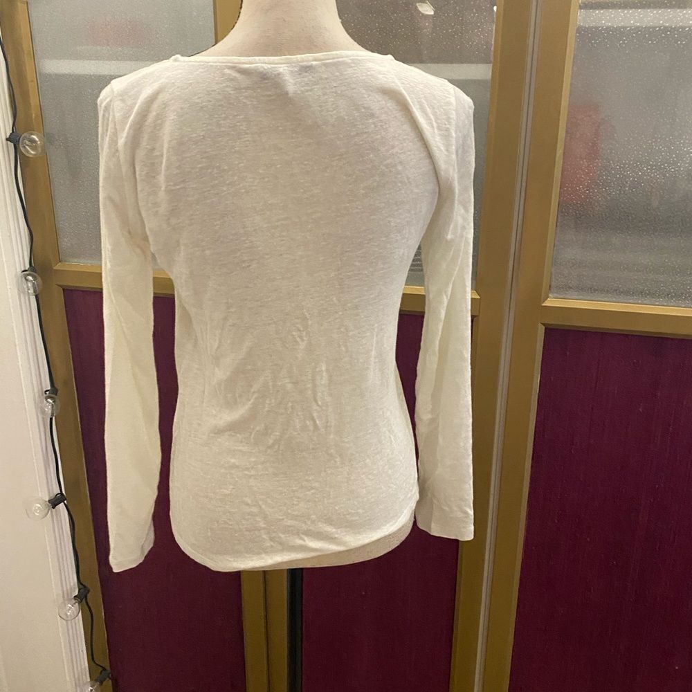 Sandro lace detailed long sleeve top, S - Picture 4 of 6
